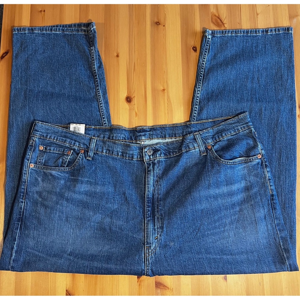 Levi's 541 Athletic Taper Stretch‎ Jeans Men's 50x30 Medium Wash Blue Denim NWT
